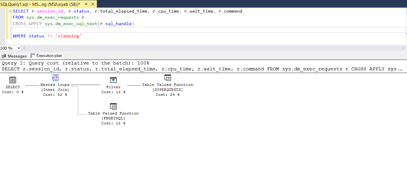 sql plan